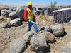 Black Granite Large Boulders 24" - 30"