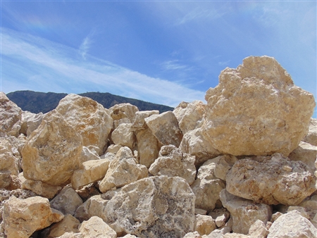 Coastal Cream White Decorative Boulders 30" - 36" Each