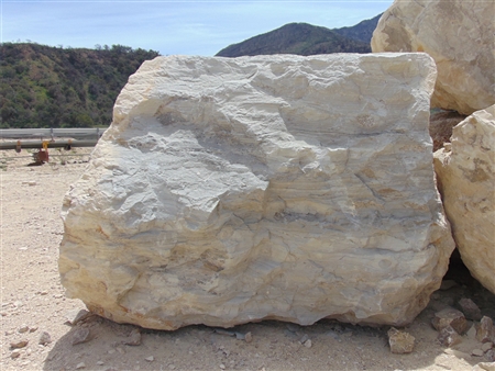 Coastal Cream White Large Boulders 36" - 48"