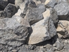 Black Crystal Basalt Boulders Rock 2'