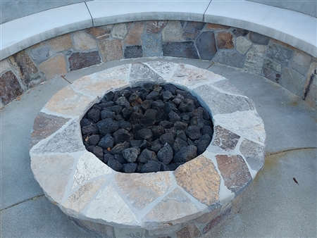 Black Cinders Lava Rock 3" - 9" - Gravel Path