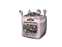Arizona River Rock 1-1/2" to 3" Per Yard - Landscape Rock Near Me