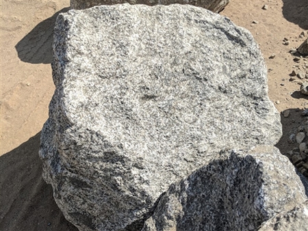 Silver-Grey Granite Boulders 18" - 24" Each