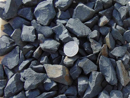 Black Indigo Decorative Rock 3/8" Screen Bulk Per Ton - Landscape Rock Near Me