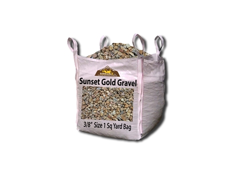 Sunset Gold Landscape Gravel 3/8" Per Yard - Landscaping Rocks Near Me