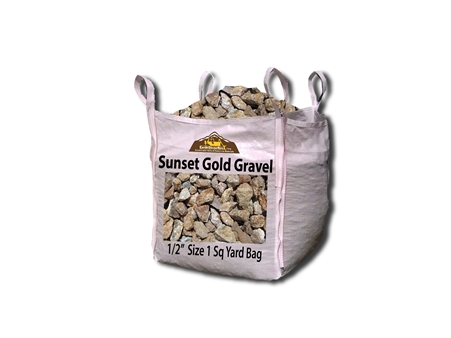 Sunset Gold Landscape Gravel 1/2"  Per Yard - Landscaping Rocks Near Me