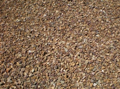 Cinnamon Brown Gravel 1" Per Ton