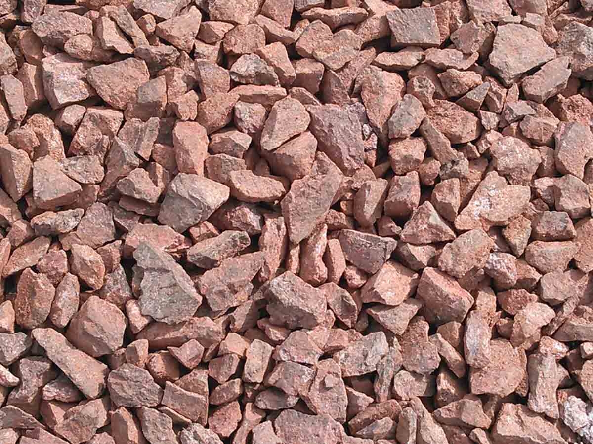 Enhance Your Outdoor Space with Pink Coral 3/4 Screened Landscape Rock