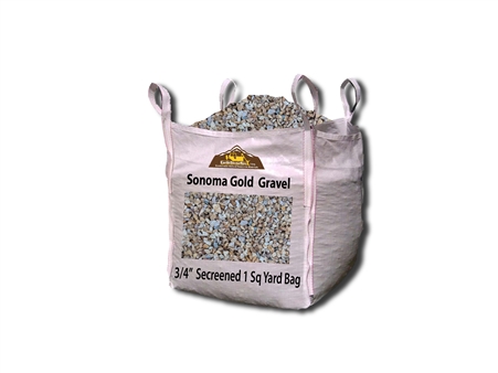 Sonoma Gold Gravel 3/4" Screened Per Ton