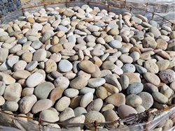 Buff Mexican Beach Pebble 1"- 2" Bulk