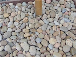 Buff Mexican Beach Pebble 1/2" - 1" Per Ton