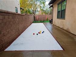 Bocce Court white Surface Dry Climate Blend