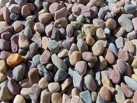 Pami Rainbow Pebble Stone 3/8" Per Yard