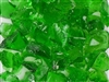 Light Green Tempered Fire Glass 3/8" - 1/2"