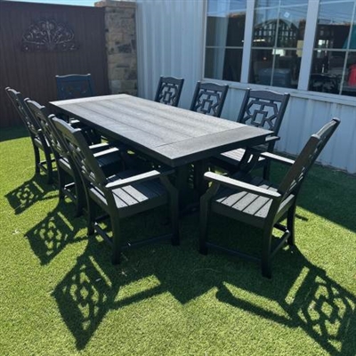 Polywood Chinoiserie 8 Seat Dining