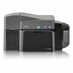 Fargo DTC1250e Dual-Sided Color ID Card Printer with MSE and Ethernet Graphic