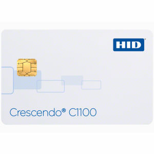 HID Crescendo C1100 Cards with Mag Stripe Graphic