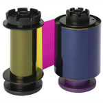 Evolis Primacy 2 7-Panel Full Color ymcKO-KO Half-Panel Ribbon - 250 Prints Graphic
