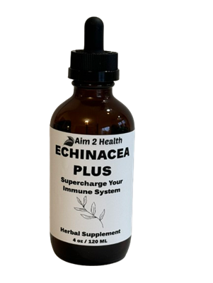 ECHINACEA PLUS Herbal Supplement 4 oz