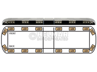 12-00002-E LIGHTBAR (LED AMBER)