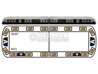 12-00004-E LIGHTBAR (LED AMBER)