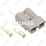 6319 CONNECTOR W/CONTACTS (SB50 #6 GRAY)