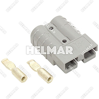 6319G1 CONNECTOR W/CONTACTS (SB50 #10 GRAY)
