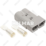 6340G3 CONNECTOR W/CONTACTS (SBX350 4/0 GRAY)