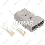 6340G2 CONNECTOR W/CONTACTS (SBX350 3/0 GRAY)