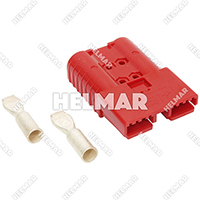 6342G1 CONNECTOR W/CONTACTS (SBX350 2/0 RED)