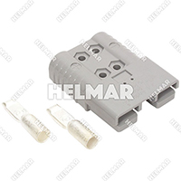 6370G1 CONNECTOR W/CONTACTS (SBX175 1/0 GRAY)