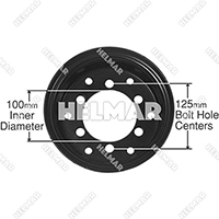 R500-1 STEEL RIM ASSEMBLY