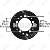 R700-4 STEEL RIM ASSEMBLY