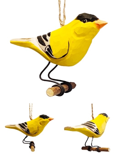 Grasslands Road Bird Ornaments, Pack Of 4