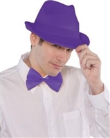 Amscan Bow Tie, Purple / White