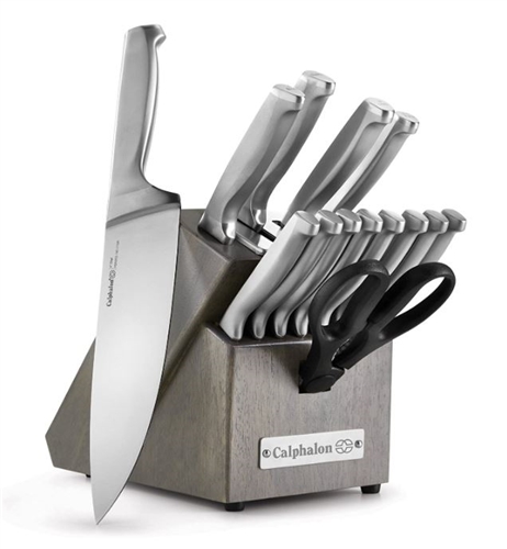 Calphalon Classic Full Stainless Steel 15-Piece Knife Block Set