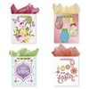 Large Heavy Embossed Easter Gift Bags, Set Of 4