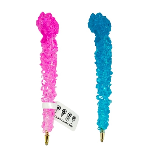 Dylan's Candy Bar Rock Candy Ballpoint Pen, Pink / Blue