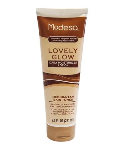 Modesa Lovely Glow Daily Moisturizer Lotion - Medium/Tan Skin Tones, 7 fl oz