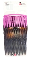 Scunci Effortless Beauty Side Hair Combs, Pack Of 36 Pcs (3 Cards)