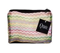 Quo Hypnotic Stripes Mesh Clutch / Pouch