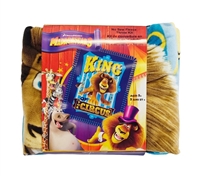 No Sew Fleece Throw Kit - Madagascar 3