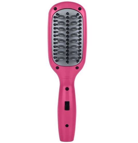 Conair miniPRO BC11 Ceramic Hair Straighening Brush, Pink / Blue / Purple