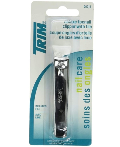 TRIM Deluxe Toenail Clipper With Nail File