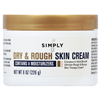 Simply U Dry & Rough Skin Cream, 8 oz / 226g