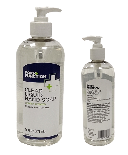 Form+Function Clear Liquid Hand Soap 473ml