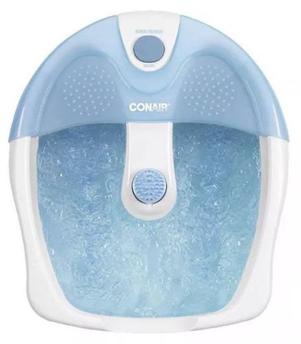 Conair BODY BENEFITS Active Life Foot Spa with Heat & Bubbles
