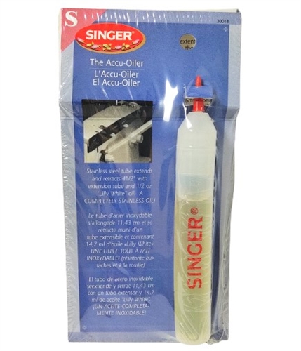 Singer The Accu-Oiler For Sewing Machine, Pack Of 3 tubes