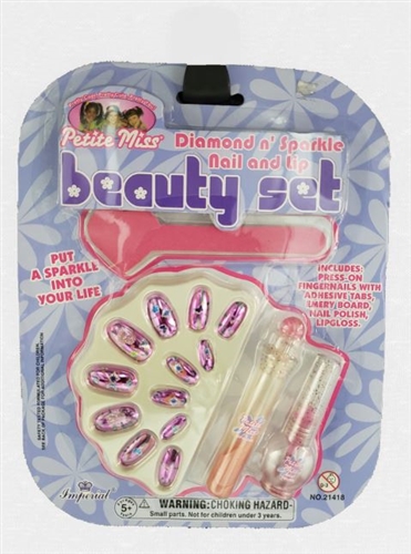 Diamond and Sparkle Nail & Lip Beauty Set