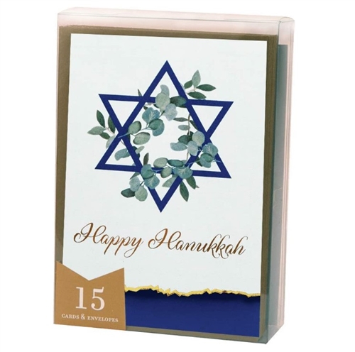 Hanukkah Cards, Box Of 15